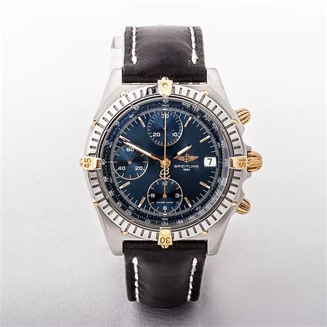 breitling chronomat leather strap